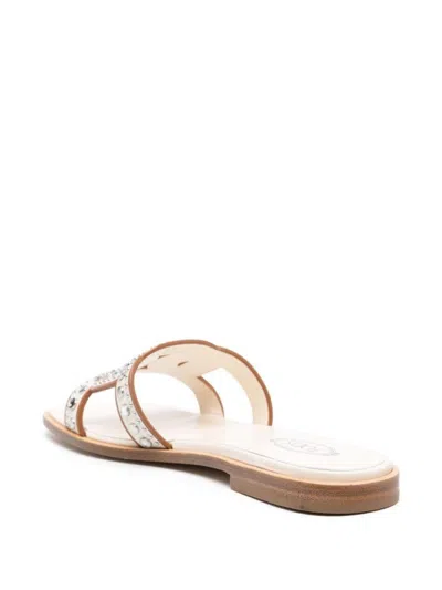 Tod's Leather Flat Sandals