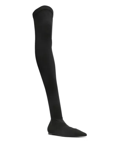 Dolce & Gabbana Stretch Jersey Over-the-knee Boots