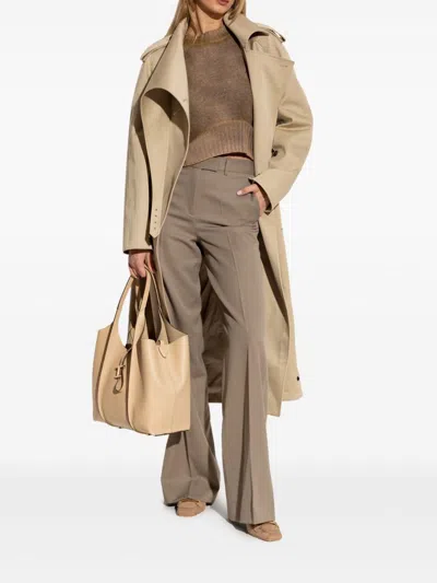 Tod's Suede Leather Slingback Pumps