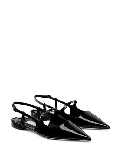 Jimmy Choo Didi Patent Leather Ballets In Black