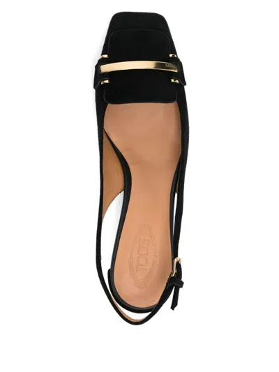 Tod's Leather Slingback Pumps