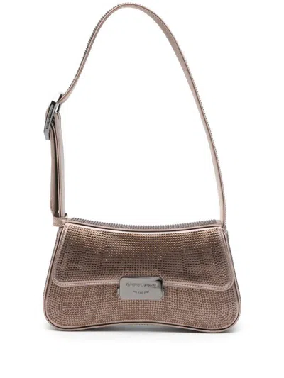 Emporio Armani Rhinestone-embellished Shoulder Bag