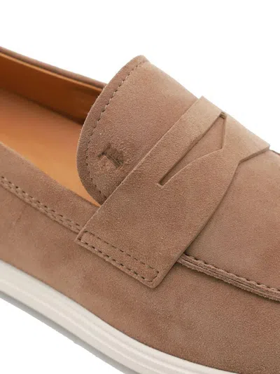 Tod's Suede Leather Loafers