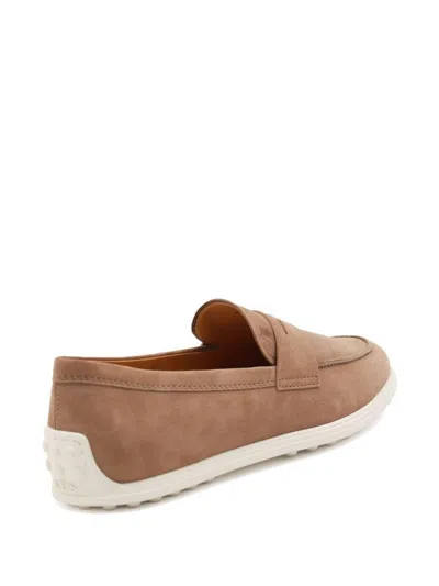 Tod's Suede Leather Loafers