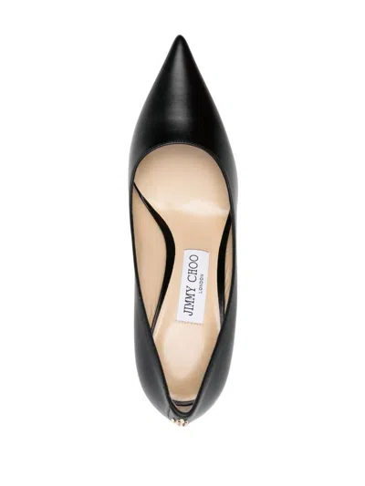 Jimmy Choo Love 85 Leather Pumps In Black