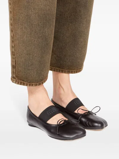 Mm6 Maison Margiela Mm6 By Maison Margiela Ballerina Anatomic Leather Flats