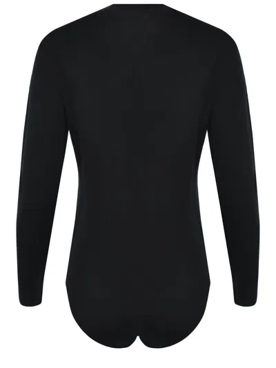 Pinko Bodysuit  "collarino" Made Of Wool