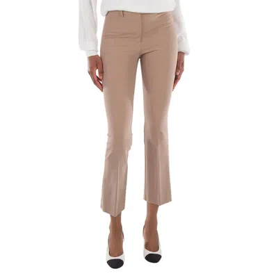 Max Mara Velvet Effect Pants With Straight Fit