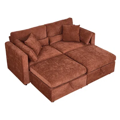 Streamdale Furniture Streamdale Chenille Fleece Sofa - 500lb Capacity, Easy Assembly