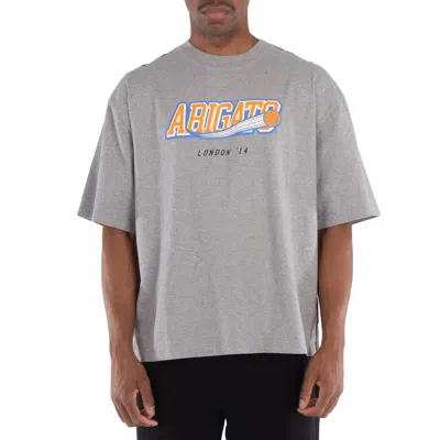 Axel Arigato Score Basket-ball-themed Logo Print T-shirt In Gray