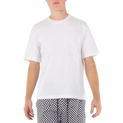 Michael Kors Mens Gingham Short Sleeve Button-down Shirt In White