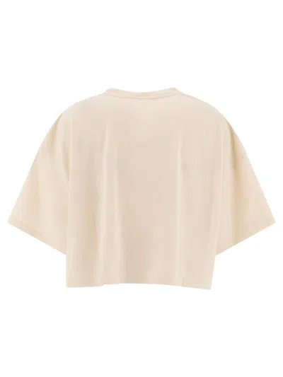 Chloé Biologic Cotton T-shirt With Frontal Logo Patch