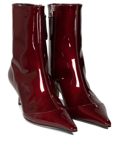 Aeyde "roe" Patent Leather Ankle Boots