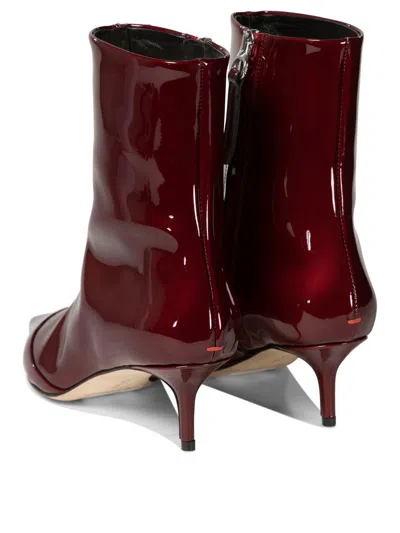 Aeyde "roe" Patent Leather Ankle Boots