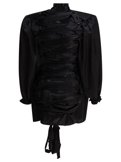 Balenciaga Lace-up Blouse
