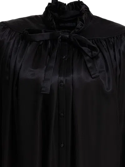 Balenciaga Lace-up Blouse