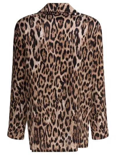 Sleep No More Brown Silk Shirt