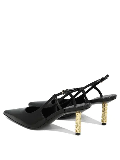 Givenchy "g Cube" 80mm Slingback Pumps