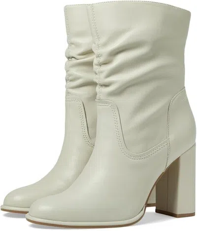 Steve Madden Vector Vect01s1 Bootie Women 8.5 Bone Leather Mid Calf Boots Fzp181 (ivory,8.5)