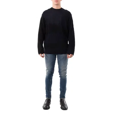 Yohji Yamamoto Round Neck With Design Switching In Black