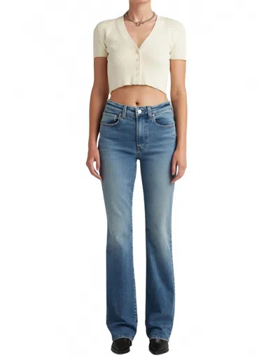 Edwin Lark Mid-rise Boot Jean In Flashback In Blue