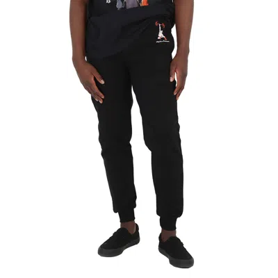 Moschino Underwear Logo Track Pants In Black