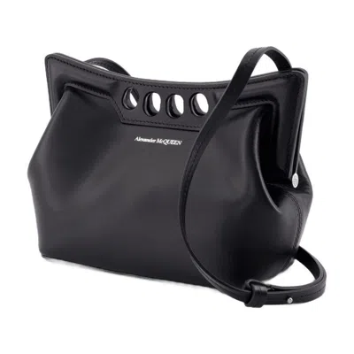 Alexander Mcqueen The Mini Peak Purse In Black