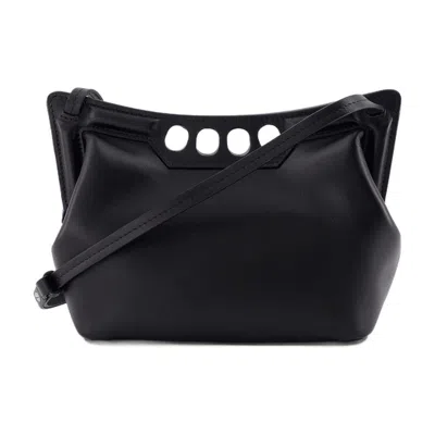 Alexander Mcqueen The Mini Peak Purse In Black