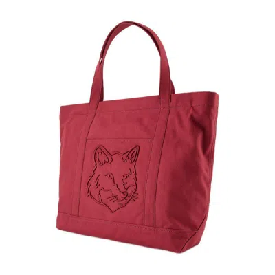 Maison Kitsuné Fox Head Large Shopper Bag