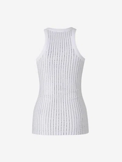 Attico The  Top Tank Rhinestone