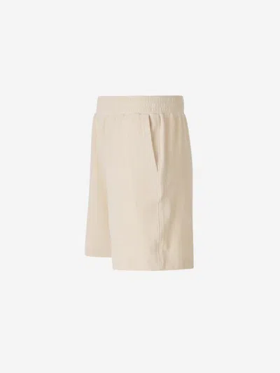 Givenchy 4g Motif Towel Effect Bermuda Shorts In Neutral
