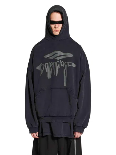 Balenciaga Logo-print Hoodie