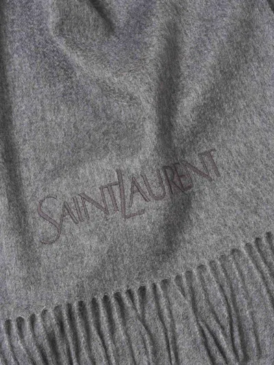 Saint Laurent Monogram Jacquard Scarf