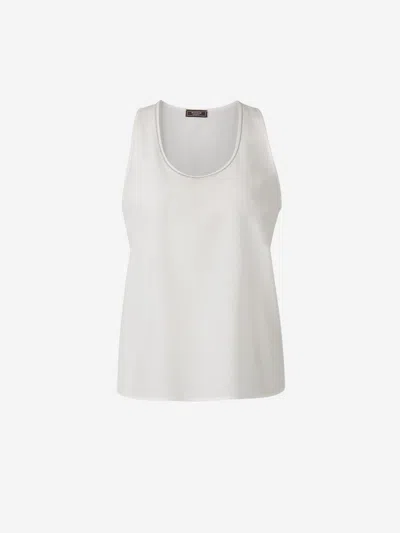 Peserico Plain Silk Top
