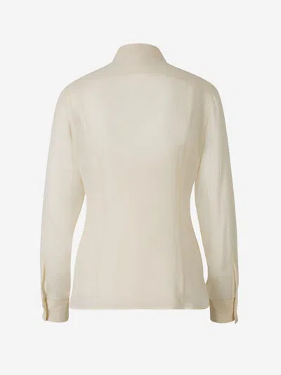 Max Mara Fluid Semi-transparent Blouse