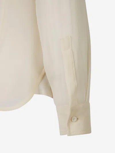 Max Mara Fluid Semi-transparent Blouse