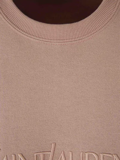 Saint Laurent Cotton Logo Sweatshirt