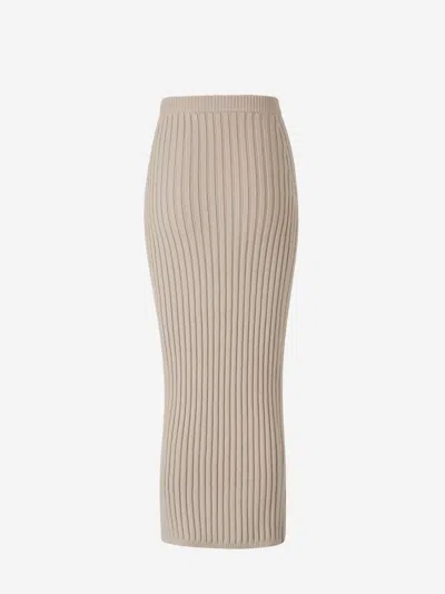 Max Mara Long Knitted Midi Skirt