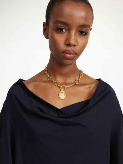 By Malene Birger Gathered Cotton T-shirt