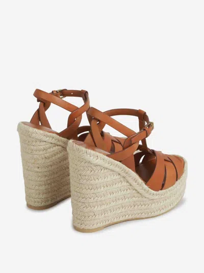 Saint Laurent Tribute Wedge Espadrilles