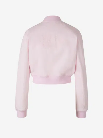 Givenchy Women Blouson With Back Embroidery In Pink