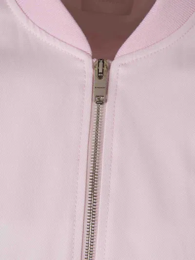 Givenchy Women Blouson With Back Embroidery In Pink