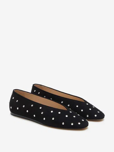 Le Monde Beryl Le Monde Béryl Regency Embellished Suede Ballet Flats