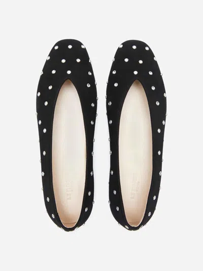 Le Monde Beryl Le Monde Béryl Regency Embellished Suede Ballet Flats