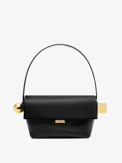 Jacquemus Le Rond Carre Leather Shoulder Bag