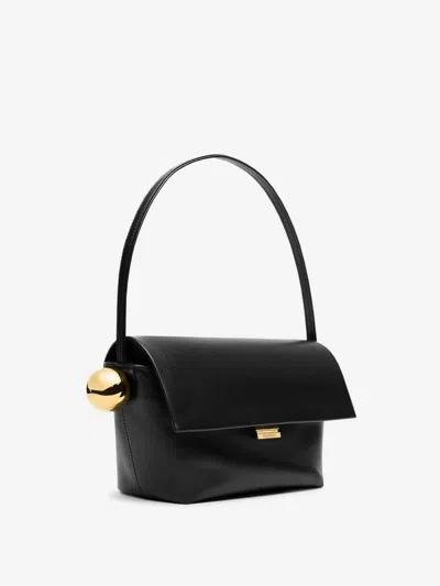 Jacquemus Le Rond Carre Leather Shoulder Bag