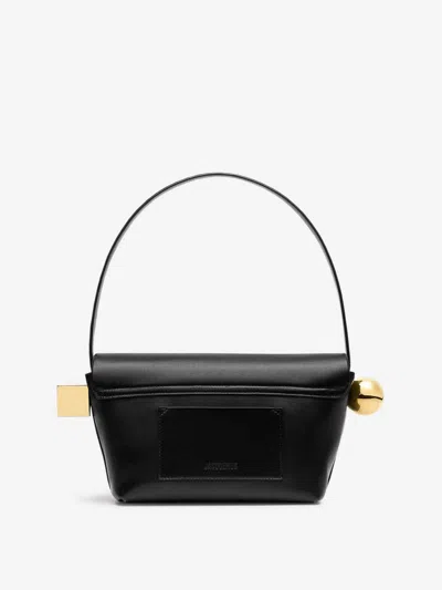Jacquemus Le Rond Carre Leather Shoulder Bag