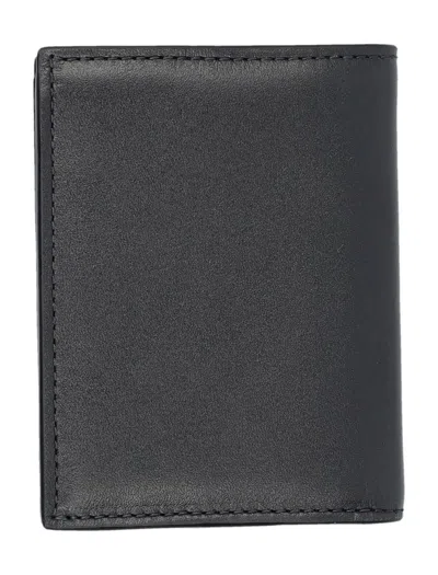 Comme Des Garçons Classic Print Cardholder In Gray