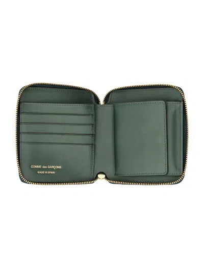 Comme Des Garçons Zip-around Wallet With Coin Pocket And Card Slots