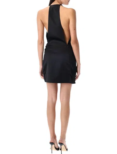 The Andamane Verushka Mini Dress Woman In Black Polyester